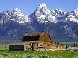 A barn in The Grand Tetons